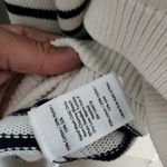 Vineyard Vines navy & white striped bell sleeve silk blend sweater size xs Photo 6