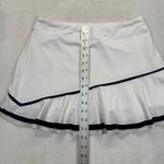 Inphorm Athletic Skort Tennis Golf Activewear Black Trim White Size M READ Size M Photo 2