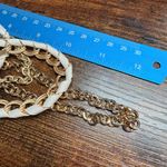 Chico's Gold Layered Necklace with Ribbon Accents Photo 5