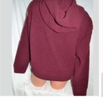PINK - Victoria's Secret VS Pink Full ZIP Sherpa Hoodie Maroon S   Photo 6