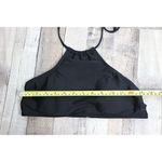 Mossimo Solid Stripe Black White Halter Swim Top Bikini 2pc Swimsuit sz MEDIUM Photo 6