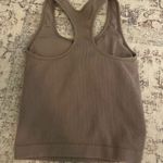 Light Brown Cropped Racerback Tank Photo 1