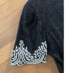 Laurence Kazar vintage beaded, sequins & pearl top size large Photo 4