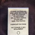 EXPRESS | Purple Plum Wool Pea Coat Size SP Photo 6