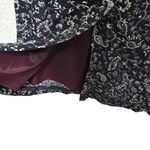 VTG Casual Corner Women Whimsigoth Maxi Skirt 8 Black Floral Paisley Cottage Photo 5