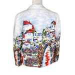 Coldwater Creek Jacket PL Large Petite Watercolor Blazer Linen Blend Photo 1