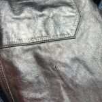 Ba&sh metallic gold rocker leather pants slim size 0 Photo 9