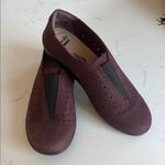 Clarks Purple Flats Slip-On Loafers Photo 0