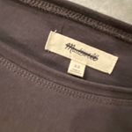 Madewell NWOT Size XS Charcoal Gray Short Sleeve Crew Split Hem Pocket Tee Shirt Photo 8