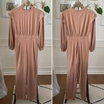 EXPRESS Cap Sleeve Lounge Jumpsuit Tan S Photo 1