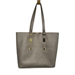 India Hicks Gray Pebble Leather Adjustable Length Strap Solitaire Tote Bag Photo 15