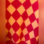 ZARA  diamond harlequin soft cropped sweater top large Photo 1