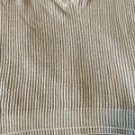 Brandy Melville Oversized Taupe VNeck Sweater One Size Photo 5