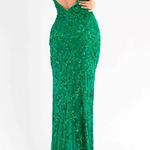 Primavera Couture Primavera 3754 emerald green prom dress Photo 1