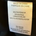 Theory  Silk Black White Musea Cubist Plaid Maxi Dress Size Medium Photo 8