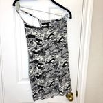 Reformation One Shoulder Scenic Toile Mini Dress S Black White It Girl Style Photo 3