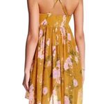 Free People  Mirage Babydoll Hi-Lo Tank Floral Smocked Boho Top ~ Women's SMALL Photo 1