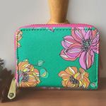 Trina Turk Floral Small Zip Around Wallet NWOT Photo 0