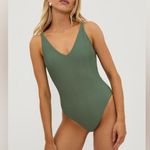 Beach Riot Reese One Piece Sage, Size Medium, $148 Photo 4
