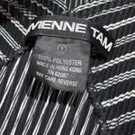 Vivienne Tam  Black White Polyester Stretch Fit and Flare Vintage Dress Women’s 1 Photo 1