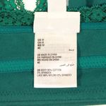 Jenni NWOT Intimates Junebug Green Lace Bralette Size Medium Photo 4