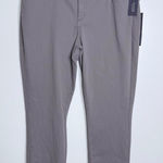 NYDJ NWT Alina Ankle With Clean Hem Gray Size 14 Photo 0