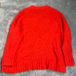 Aerie  Vibrant Red Crew Neck Sweater Photo 9