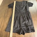 Sugar + Lips Black Lace Top Shorts Romper Jumpsuit Size Large NWT Photo 3
