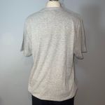 French Connection  gray embroidered peace bus t-shirt tee short sleeve shirt XL Photo 2