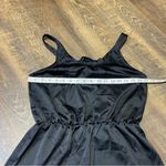 Victoria's Secret Victoria’s Secret Black Satin Romper Adjustable Back Tie Womens Small Teddy Pj Photo 3