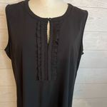 GAP Factory sleeveless black dress with ruffle detail Size XL Photo 1