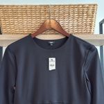 EXPRESS NWT Body Contour Stretch Compression Long Sleeve Knit Black Dress S Photo 1