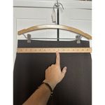 Dockers Women’s Tapered Crop Wool Blend Brown Straight Leg Pull On Pants XL Photo 4