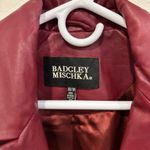 Badgley Mischka  lamb leather trench coat  Photo 1
