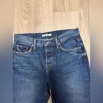 GRLFRND  Tatum mid rise current bootcut jeans frayed raw hem Photo 2