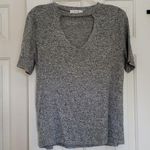 Active USA Soft gray knit tee, Size L Photo 0