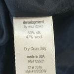 Black Cropped Blazer with Dramatic Collar Size 6 Photo 8