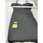 Cameo Womans  Bodycon Midi Dress Large Black Spaghetti Straps Off The Shoulder Photo 3