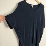  Travelers Navy V-Neck Short Sleeves Tunic 8/10 Chico's 1 Photo 3