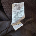 Vintage Y2K Casual Corner Chocolate Brown Corduroy Knee Length Pencil Skirt Size 8 Photo 8