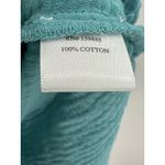 Bobi  T-Shirt Dress Women Medium Blue V Neck Gauze Mini Summer Boho Coastal Photo 6