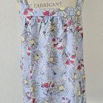 Jane And Bleecker Light Blue Strawberry Flower Print Sleepwear Dress Size M Size M Photo 0