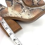 Vince Camuto Gigietta Python Snakeskin Slip On Cutout Ankle Boot In Spiced Sand Photo 7