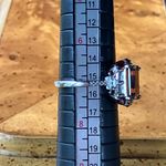 Red Labradorite Vermelho Red Garnet Sterling Silver Ring Size 7 Photo 7