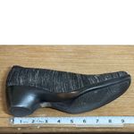 Charleston Shoe Company Black Wedge V Cut Comfort Knit Slip On Size 6 Photo 5