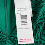Parker Dress Size 4 Green Jaguar Silk Blend New Photo 7