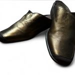 Sesto Meucci  Gold and Black Mules Photo 1