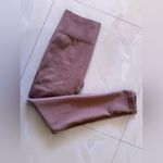 Everlane Leggings Womens M/L Lilac Purple Seamless Ribbed Lounge yoga gym Photo 3