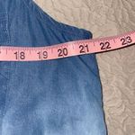 Fifteen Twenty Fifteen Twenty Womens Dip Dye Ombre Button-up Tie Front Sleeveless Top Medium Photo 6