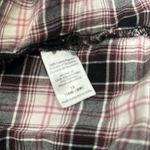 Terra & Sky  Black and White Button Down light flannel plaid Shirt size 1X Photo 6